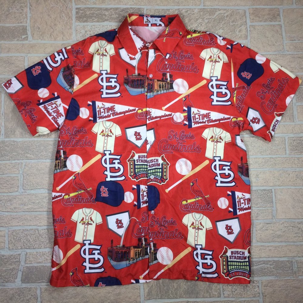 St. Louis Cardinals 11 Time Champion Button Shirt